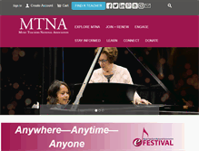 Tablet Screenshot of mtna.org